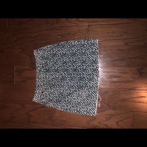 Cheetah print skirt!